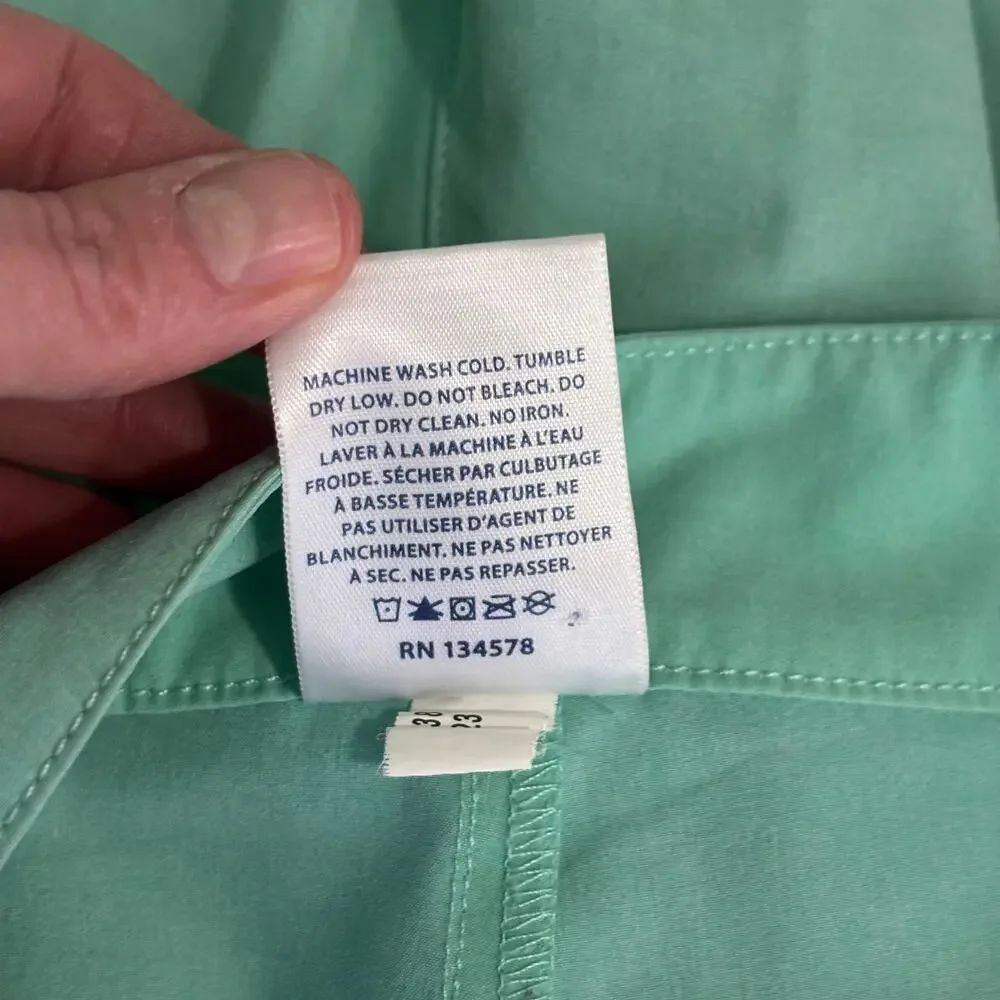 Vineyard Vines Swim Trunk Men Size 28 Green Board Shorts Unlined Seafoam Mint 9